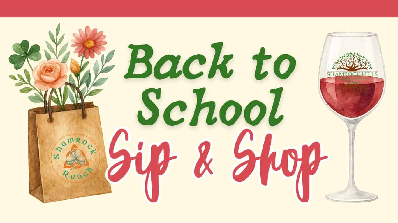 Back to School Sip and Shop